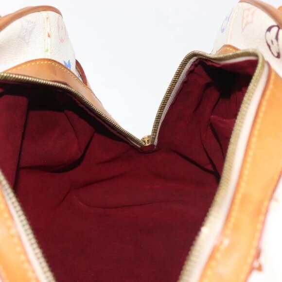 LOUIS VUITTON Monogram Multicolor Claudia Hand Bag White M40193 LV Auth 145078 - Picture 11 of 16